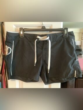 Body Glove Black Swim Shorts with White Waistband